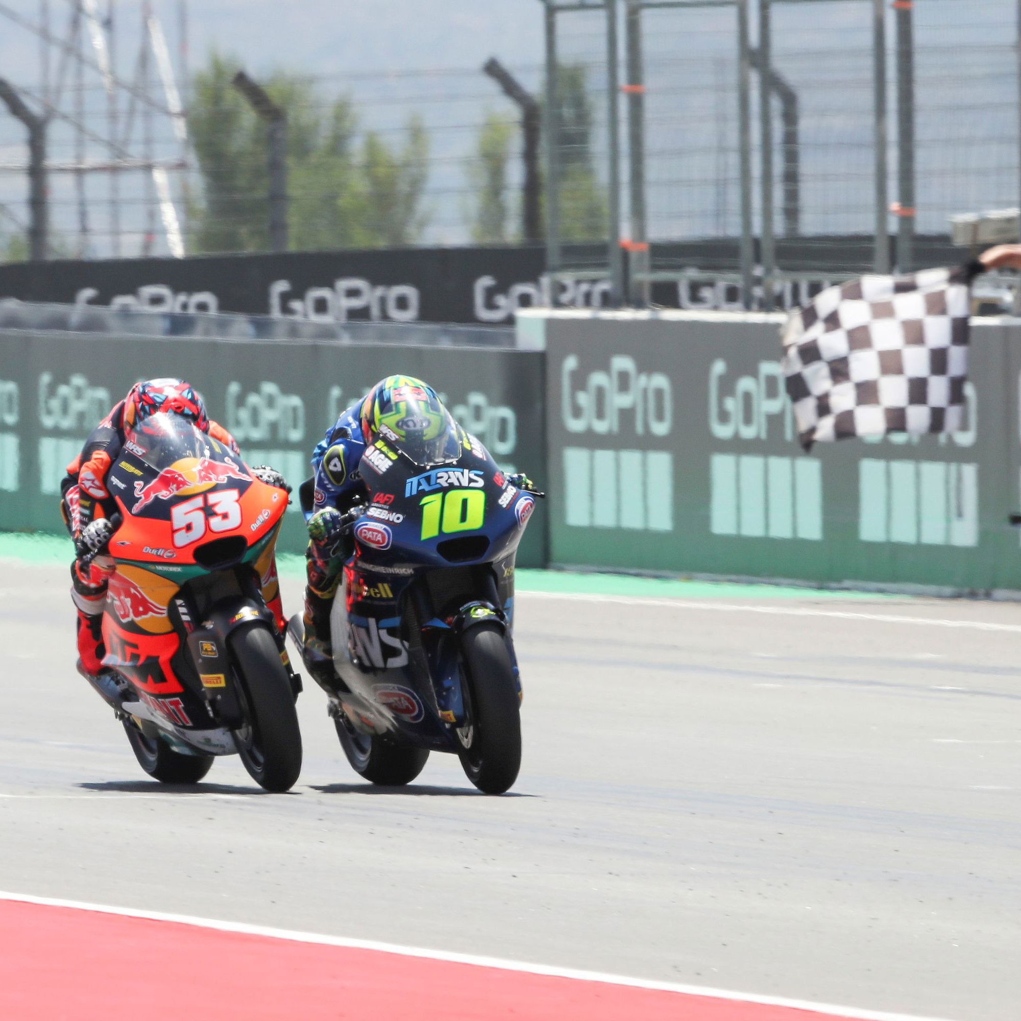 Deniz Oncu, Diogo Moreira, photo finish, Moto3, Aragon, 2025